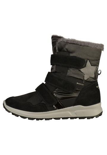 Superfit Stiefelette Leder/Textil Schwarz - surf4shoes