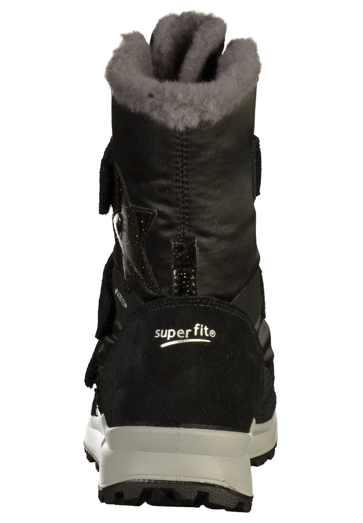 Superfit Stiefelette Leder/Textil Schwarz - surf4shoes