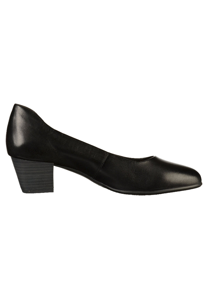 Tamaris Pumps Leder Schwarz - surf4shoes