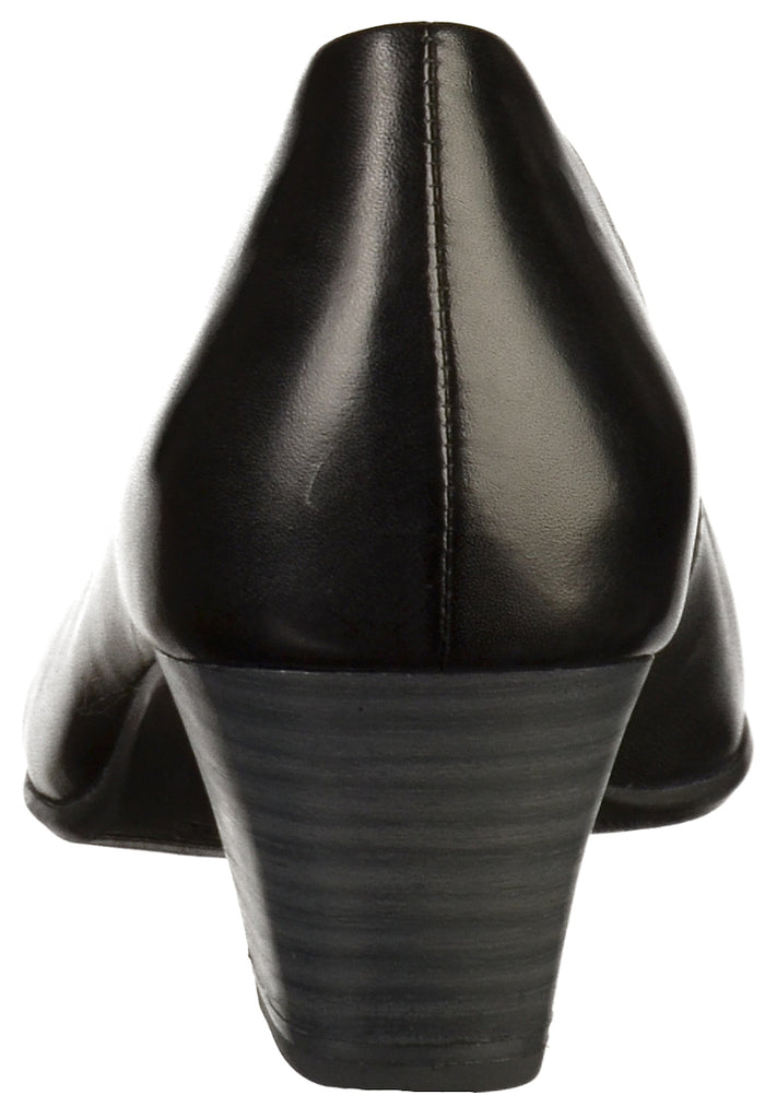 Tamaris Pumps Leder Schwarz - surf4shoes