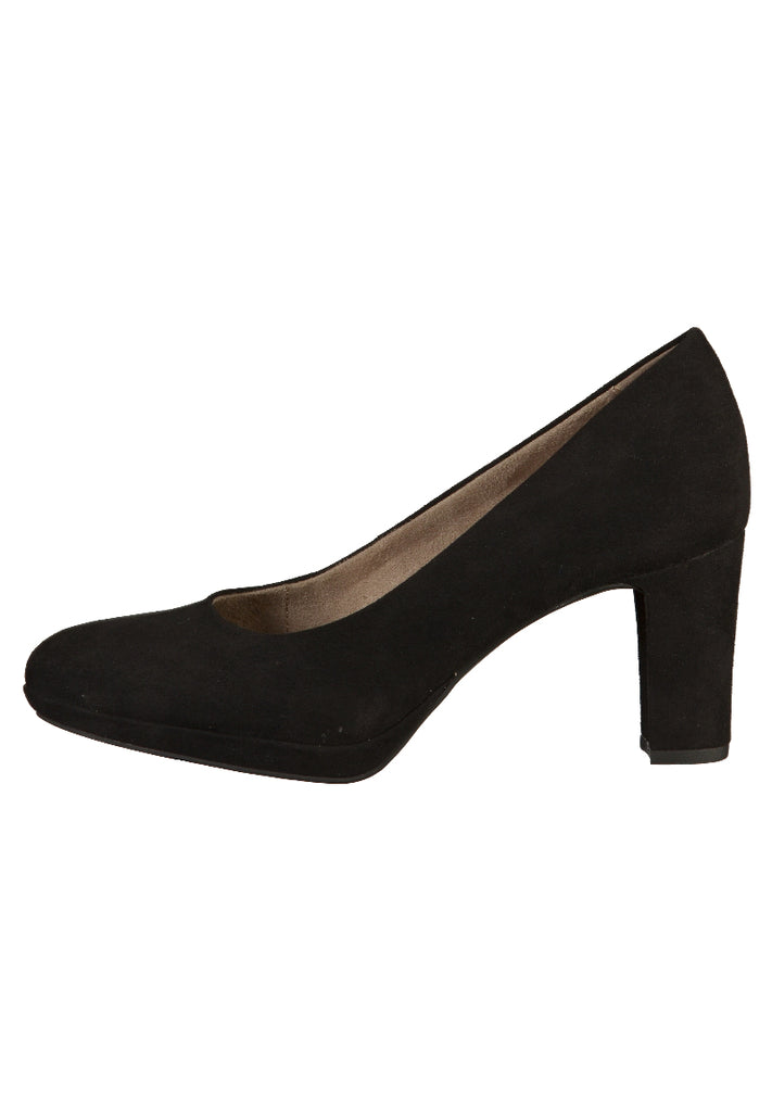Tamaris Pumps Lederimitat Schwarz - surf4shoes