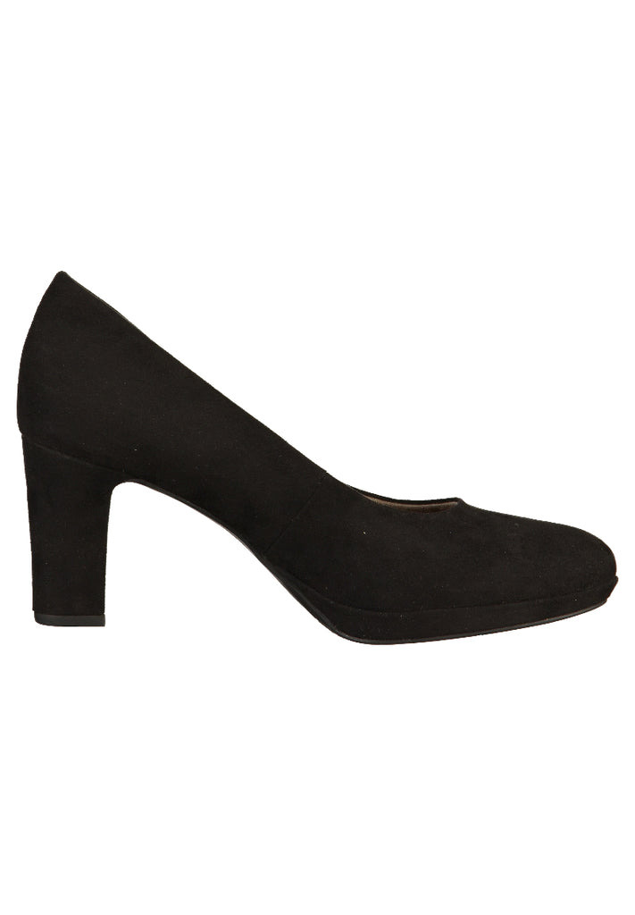 Tamaris Pumps Lederimitat Schwarz - surf4shoes
