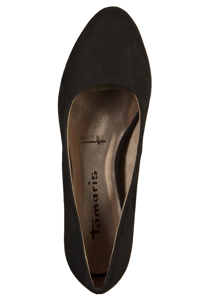 Tamaris Pumps Lederimitat Schwarz - surf4shoes