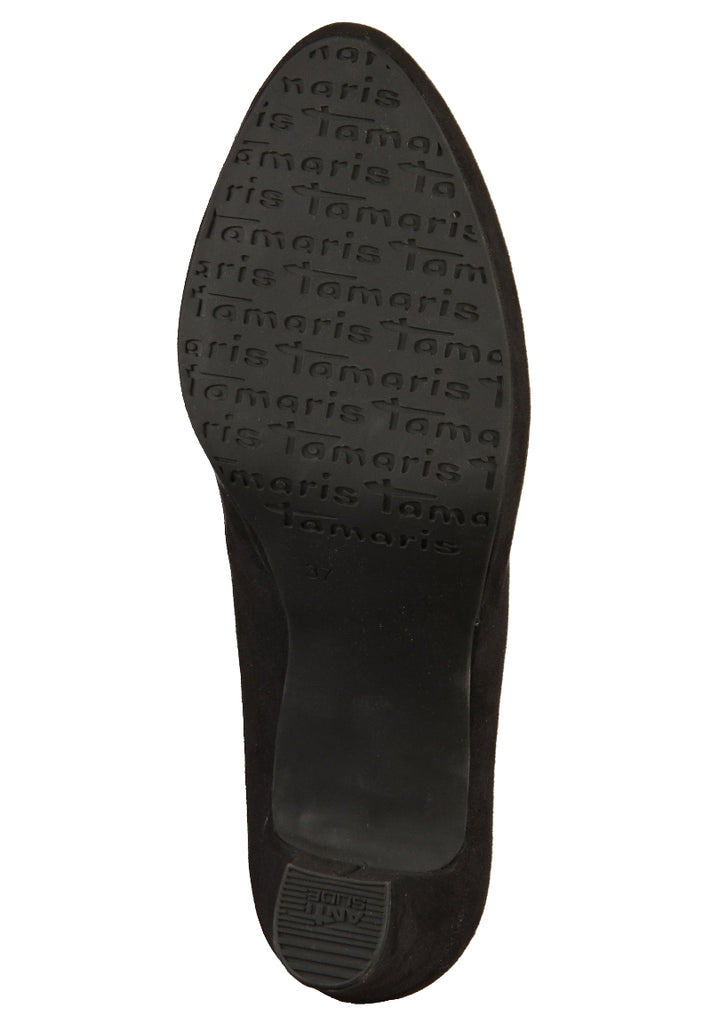 Tamaris Pumps Lederimitat Schwarz - surf4shoes