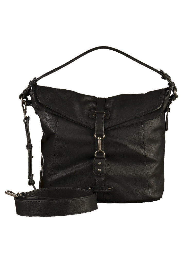 Tamaris Taschen Lederimitat Schwarz - surf4shoes