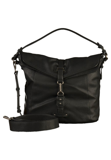 Tamaris Taschen Lederimitat Schwarz - surf4shoes