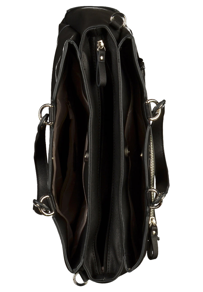 Tamaris Taschen Lederimitat Schwarz - surf4shoes