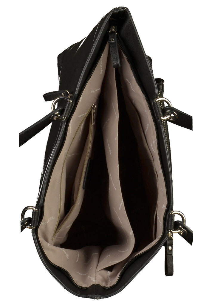 Tamaris Taschen Lederimitat Schwarz - surf4shoes