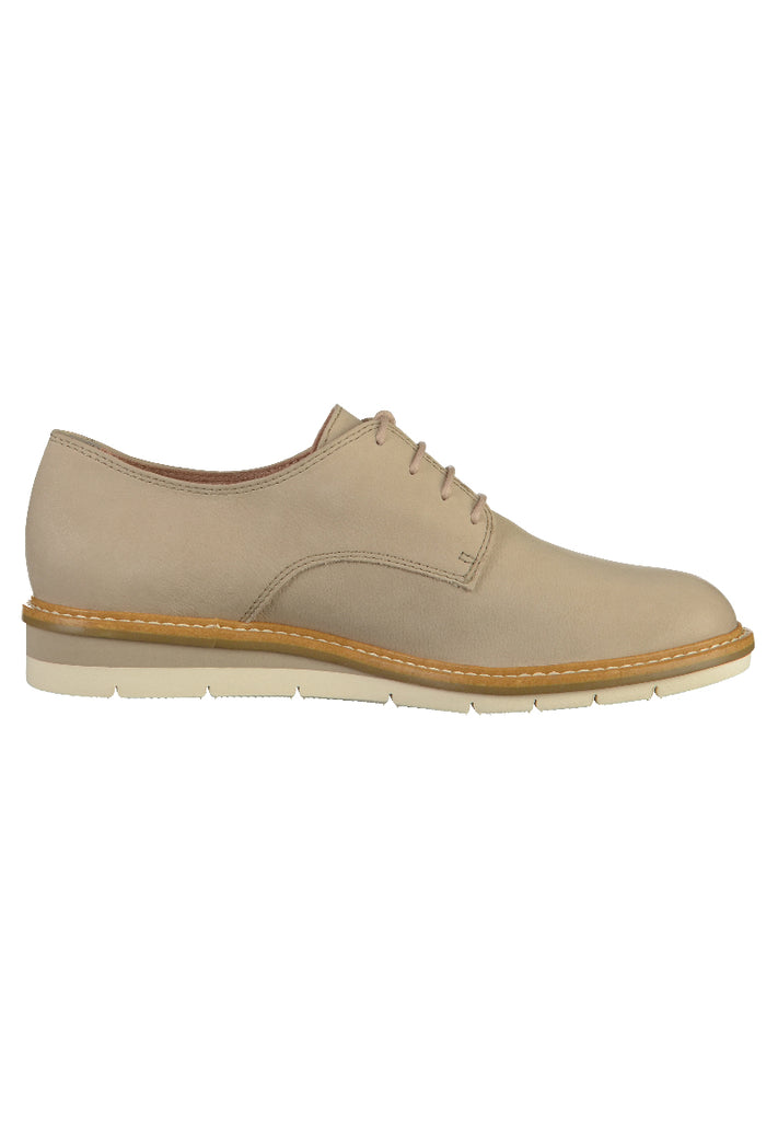 Tamaris Halbschuhe Leder Beige - surf4shoes
