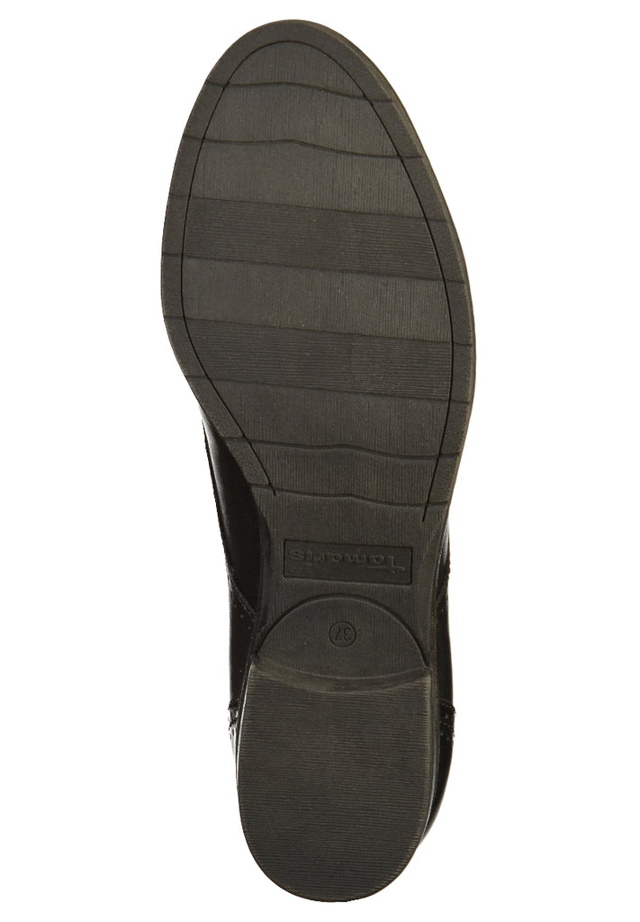 Tamaris Halbschuhe Leder/Synthetik Schwarz - surf4shoes