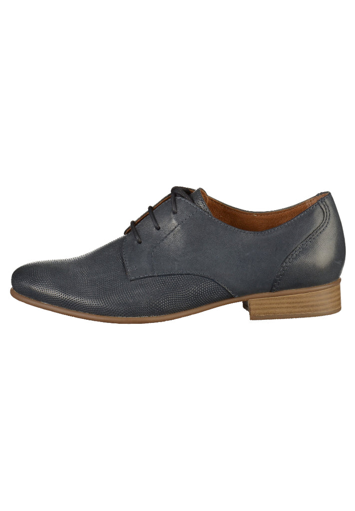 Tamaris Halbschuhe Leder Navy - surf4shoes