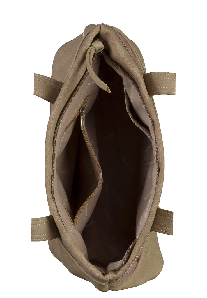 Tamaris Taschen Lederimitat Beige - surf4shoes