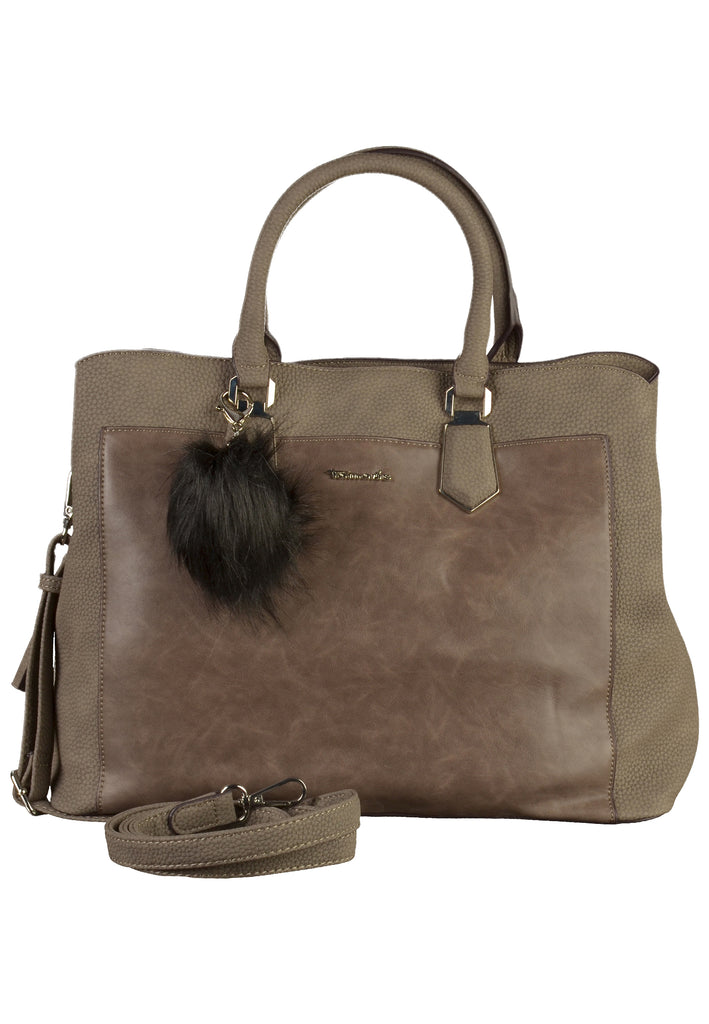 Tamaris Taschen Lederimitat Dunkelgrau - surf4shoes