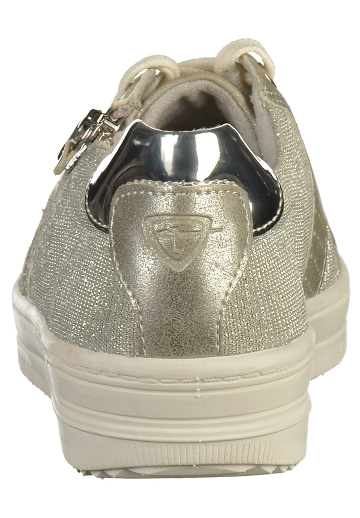 Tamaris Sneaker Lederimitat Silber - surf4shoes
