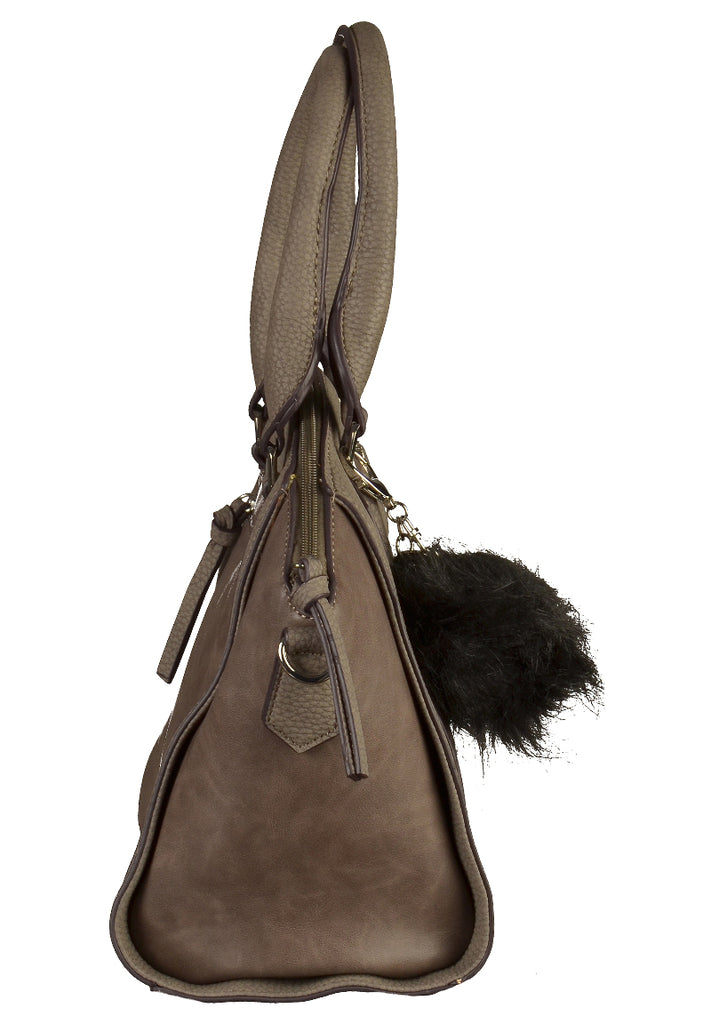 Tamaris Taschen Lederimitat Dunkelgrau - surf4shoes