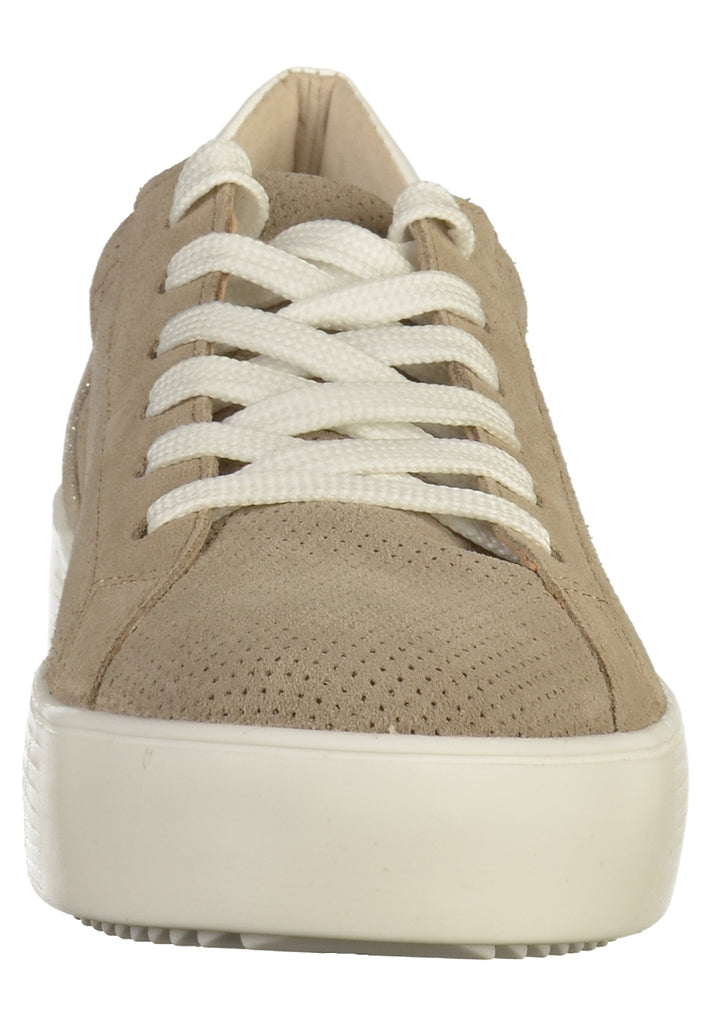Tamaris Sneaker Leder Taupe - surf4shoes