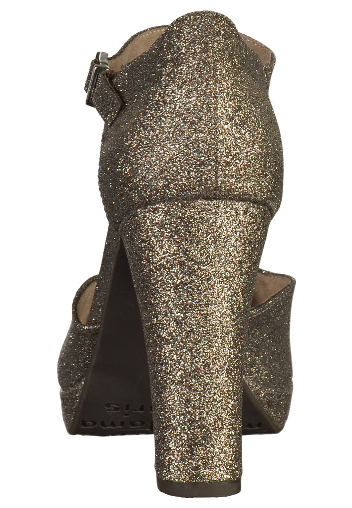 Tamaris Pumps Lederimitat Platinum - surf4shoes