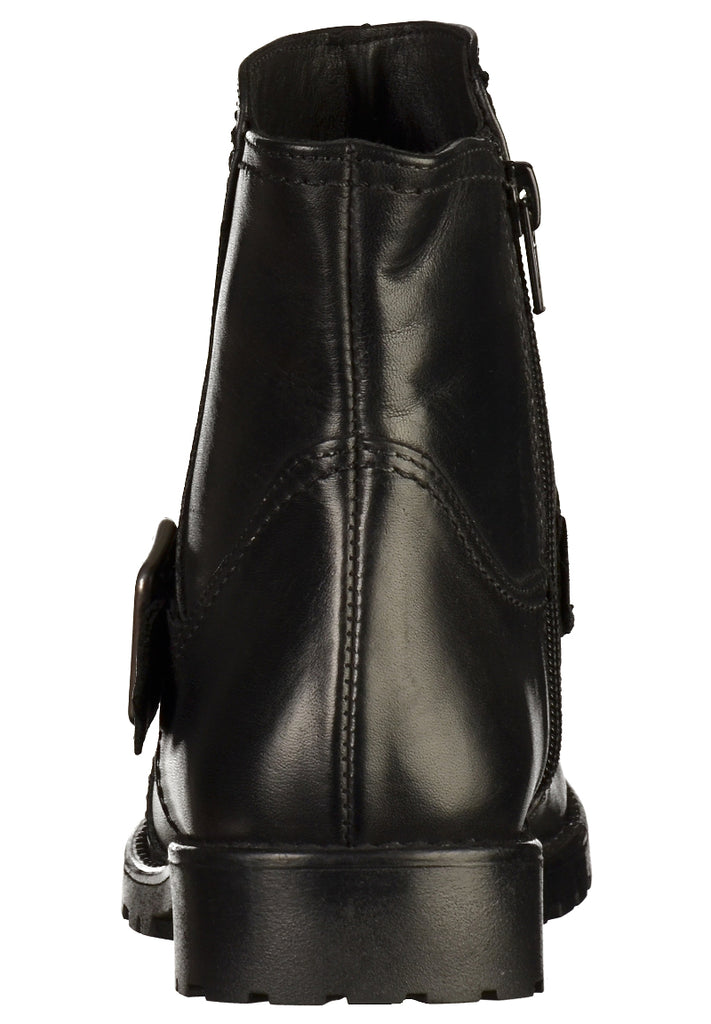 Tamaris Stiefelette Leder Schwarz - surf4shoes