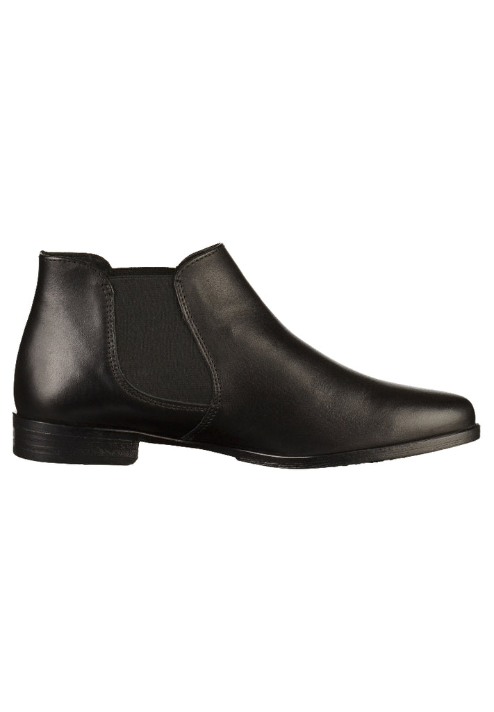 Tamaris Stiefelette Leder Schwarz - surf4shoes