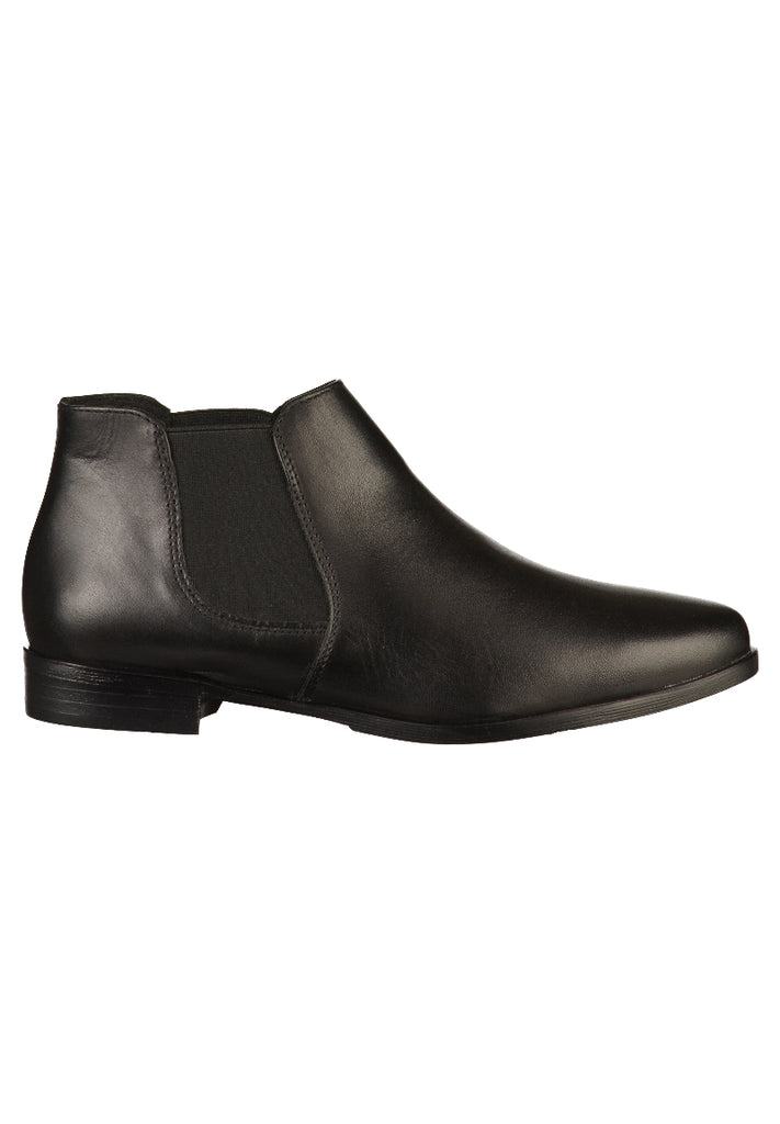 Tamaris Stiefelette Leder Schwarz - surf4shoes