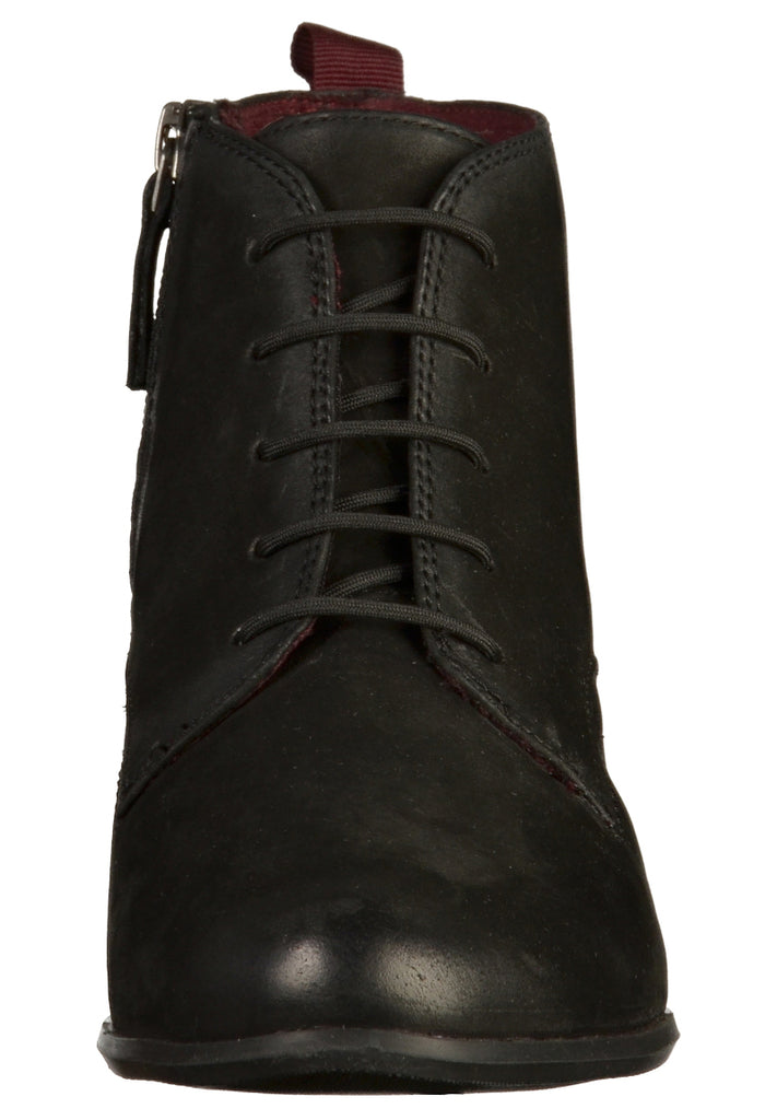 Tamaris Stiefelette Leder Schwarz - surf4shoes