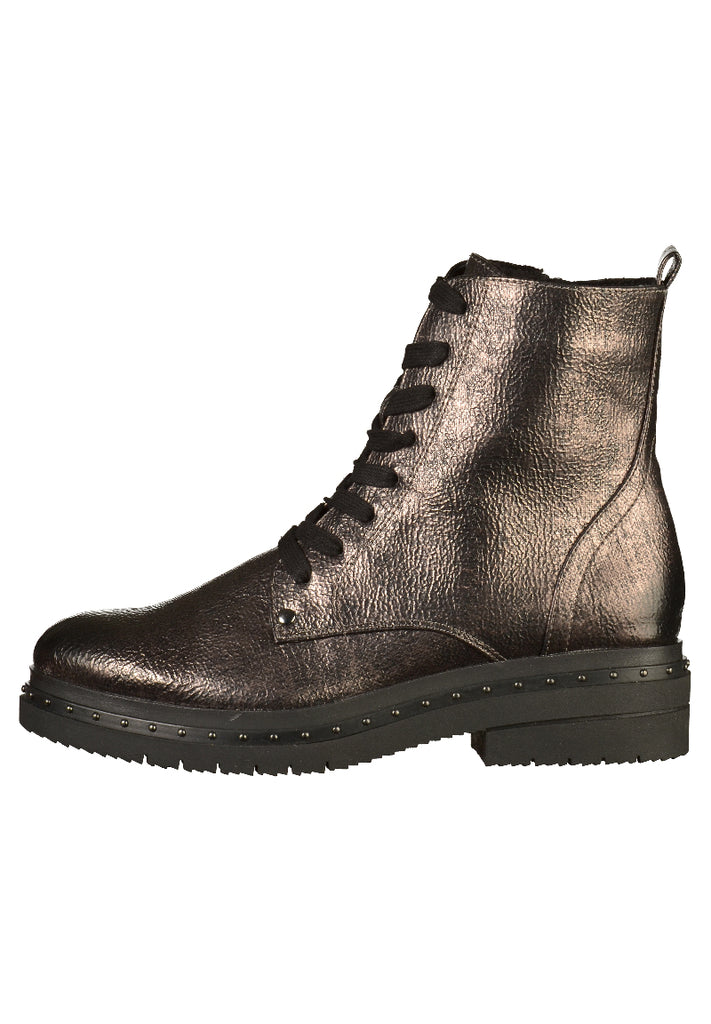 Tamaris Stiefelette Lederimitat Platinum - surf4shoes