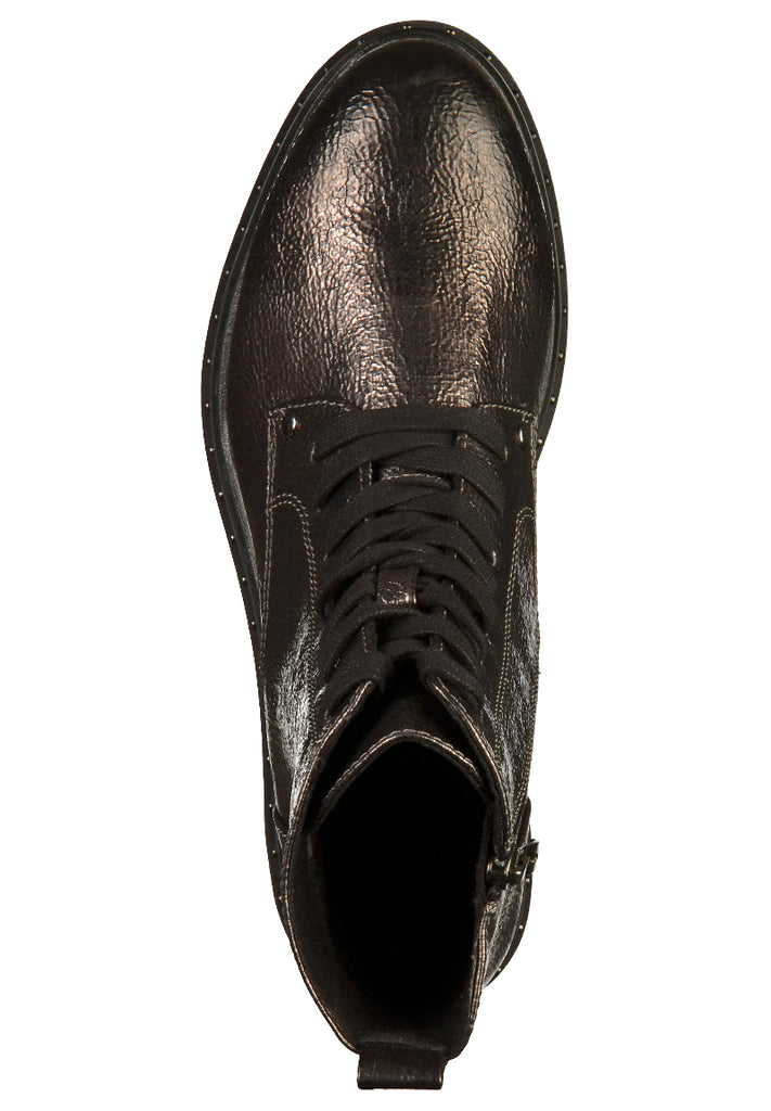 Tamaris Stiefelette Lederimitat Platinum - surf4shoes