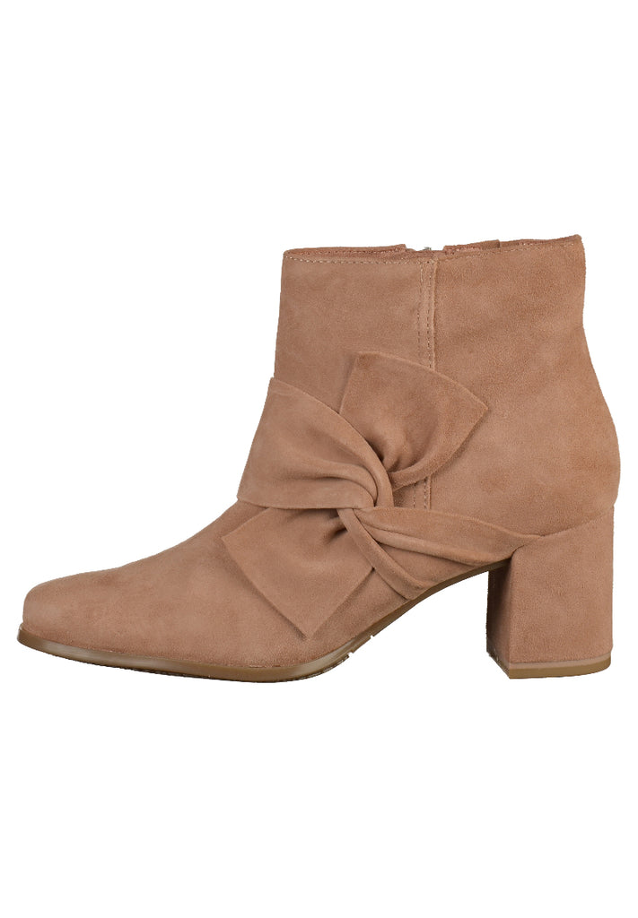 Tamaris Stiefelette Nubukleder Rose - surf4shoes