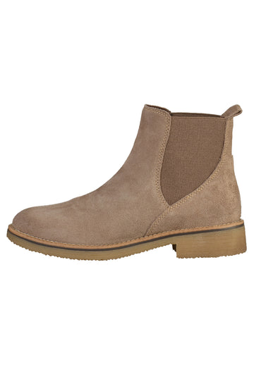 Tamaris Stiefelette Veloursleder Cashmere - surf4shoes