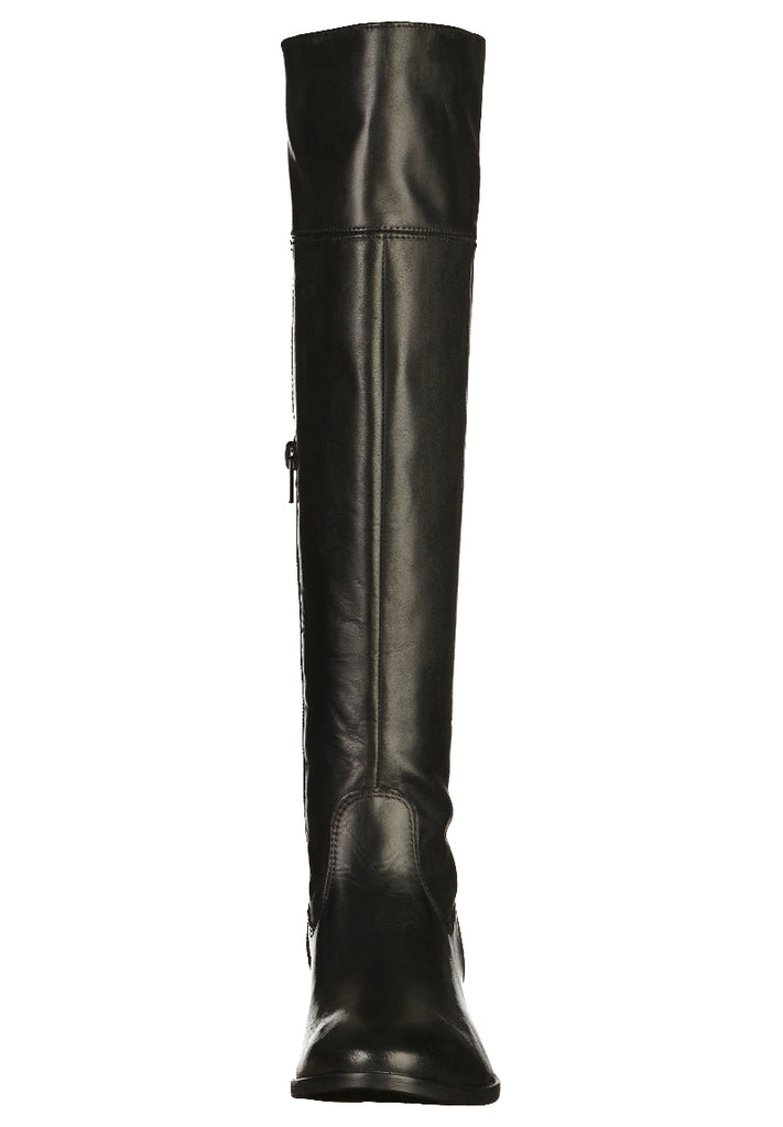 Tamaris Stiefel Leder Schwarz - surf4shoes