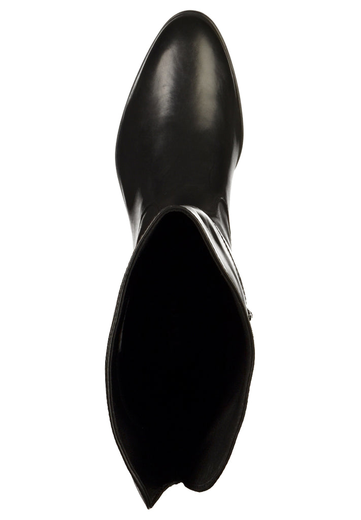 Tamaris Stiefel Leder Schwarz - surf4shoes