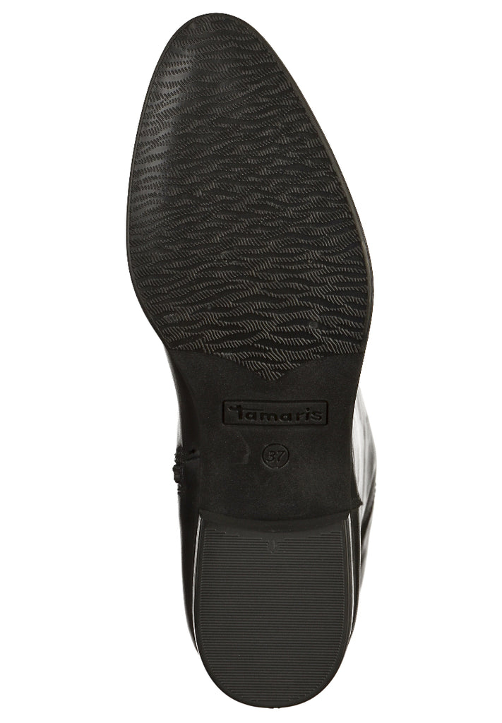 Tamaris Stiefel Leder Schwarz - surf4shoes