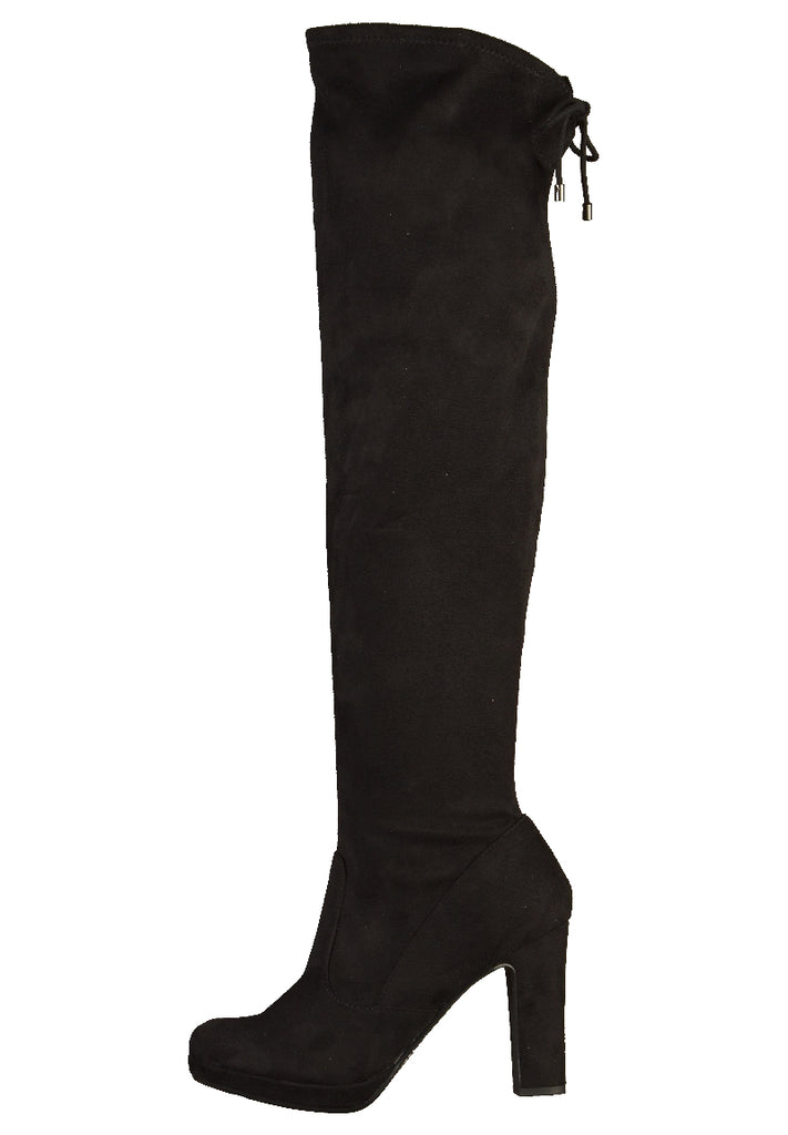 Tamaris Stiefel Lederimitat Schwarz - surf4shoes