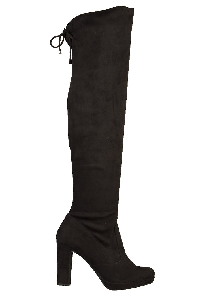 Tamaris Stiefel Lederimitat Schwarz - surf4shoes