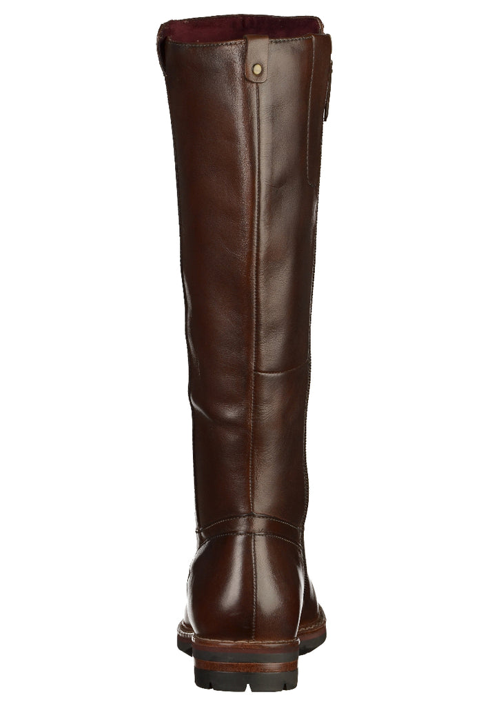 Tamaris Stiefel Leder Maroon - surf4shoes