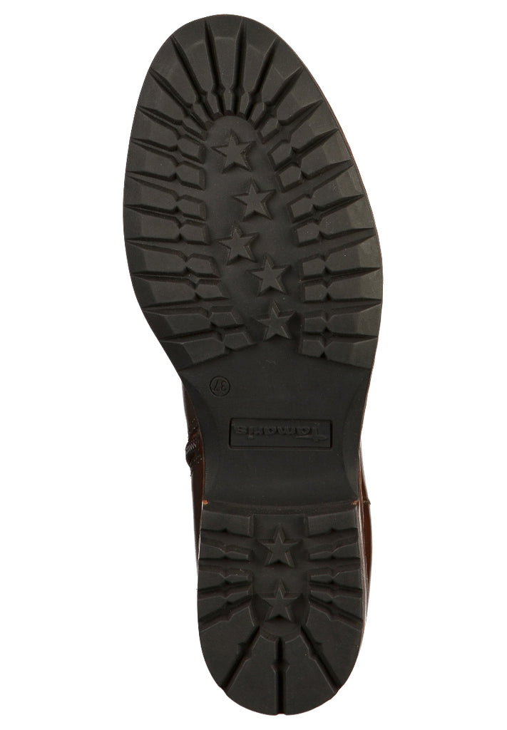 Tamaris Stiefel Leder Maroon - surf4shoes