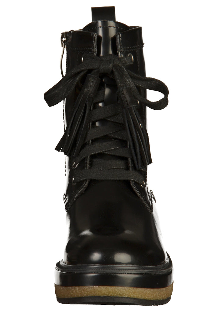Tamaris Stiefelette Lederimitat Schwarz - surf4shoes