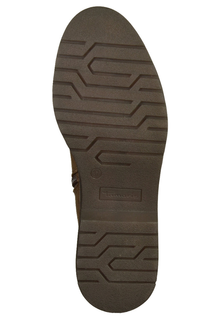 Tamaris Stiefelette Lederimitat Olive - surf4shoes