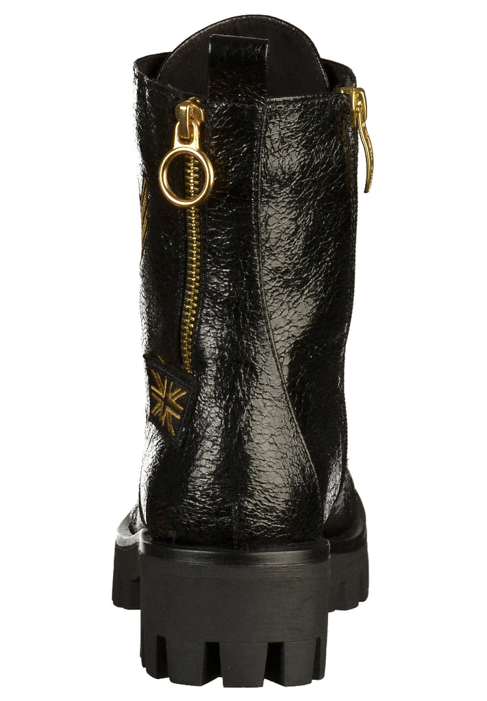 Tamaris Stiefelette Lederimitat Schwarz - surf4shoes