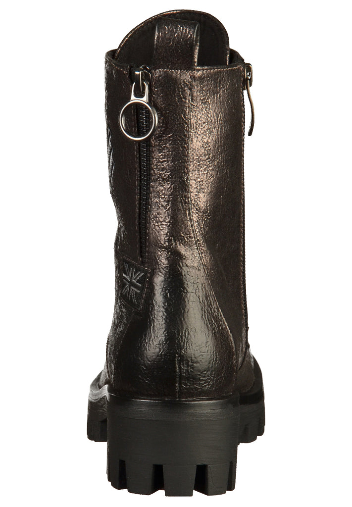 Tamaris Stiefelette Lederimitat Pewter - surf4shoes