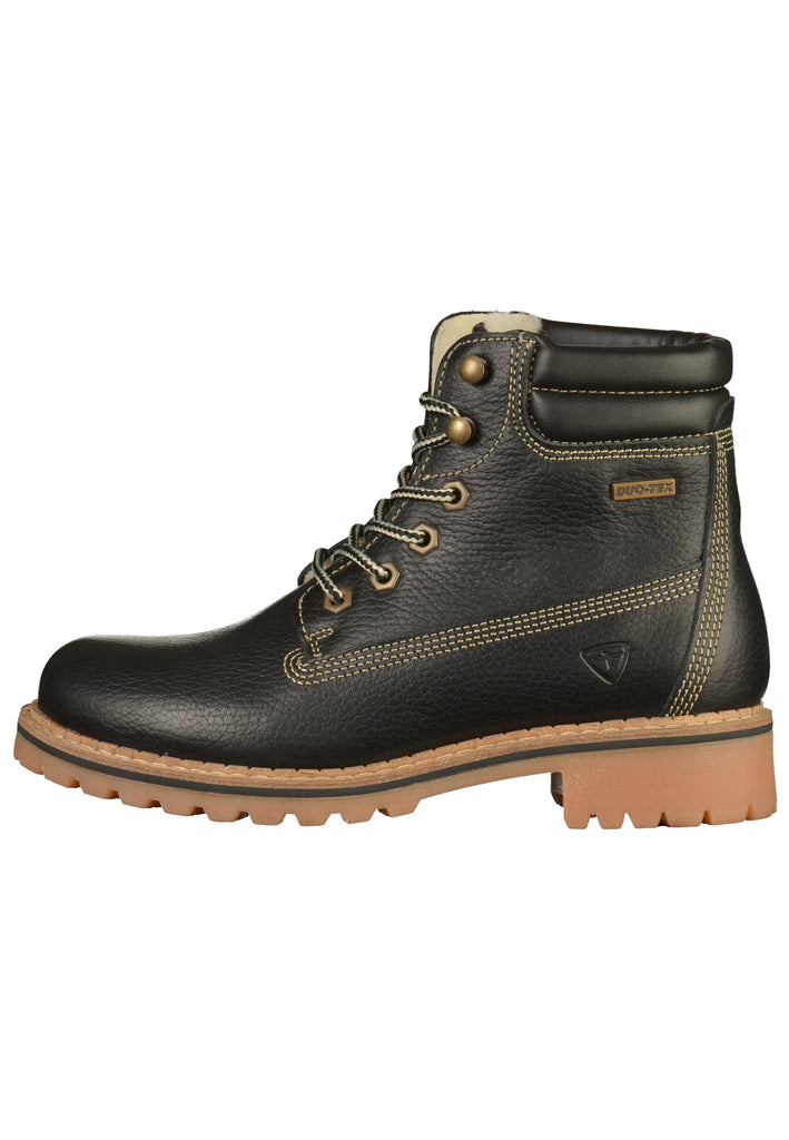 Tamaris Stiefelette Leder Schwarz - surf4shoes