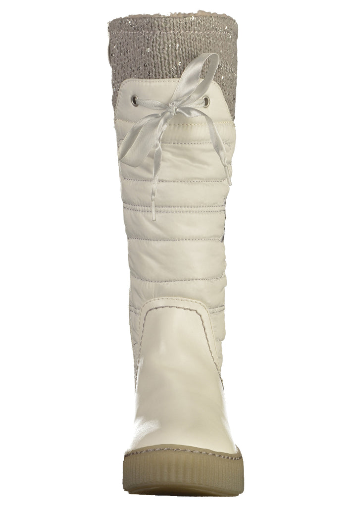 Tamaris Stiefel Lederimitat Weiß - surf4shoes