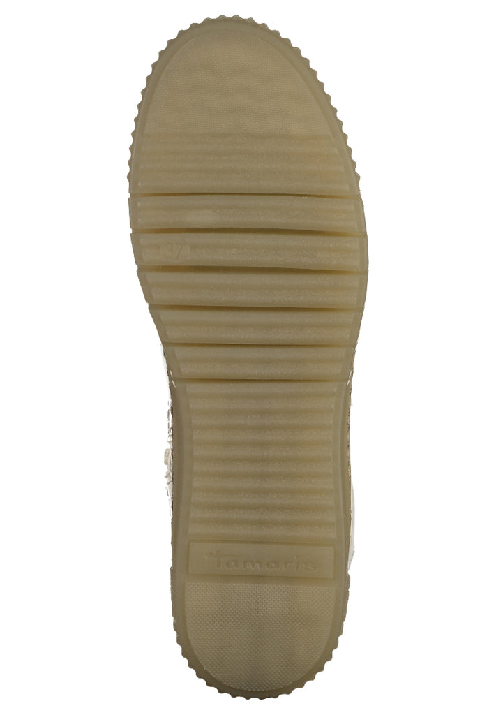 Tamaris Stiefel Lederimitat Weiß - surf4shoes