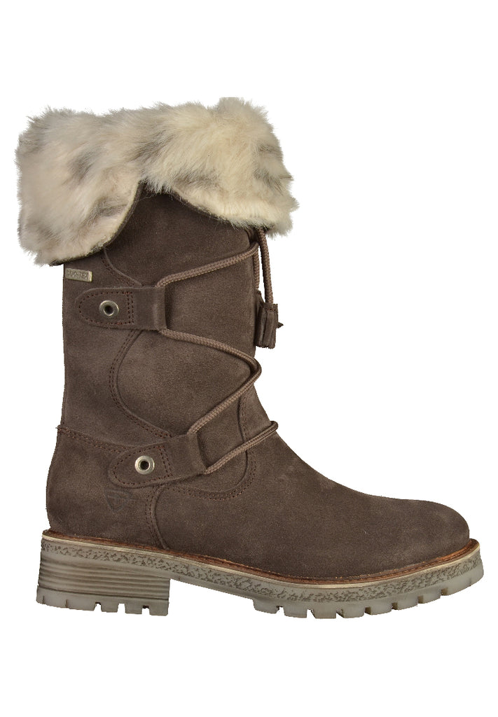 Tamaris Stiefel Leder Braun - surf4shoes