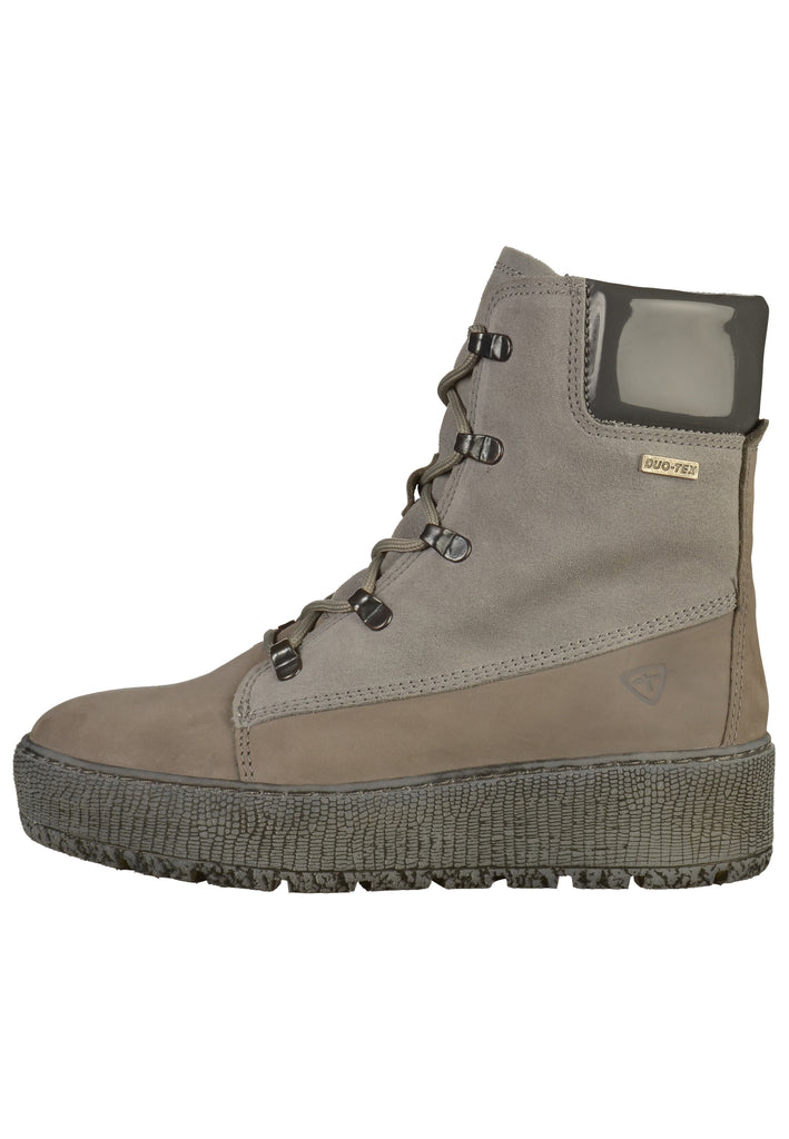 Tamaris Stiefelette Lederimitat Grau - surf4shoes