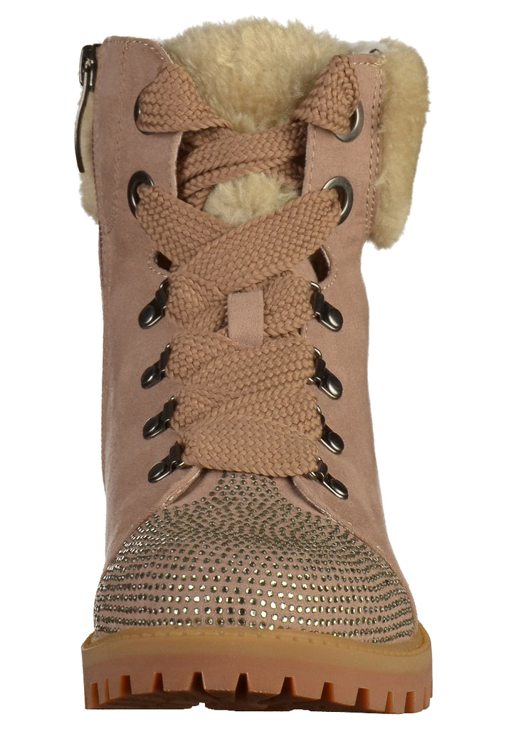 Tamaris Stiefelette Lederimitat Truffle - surf4shoes