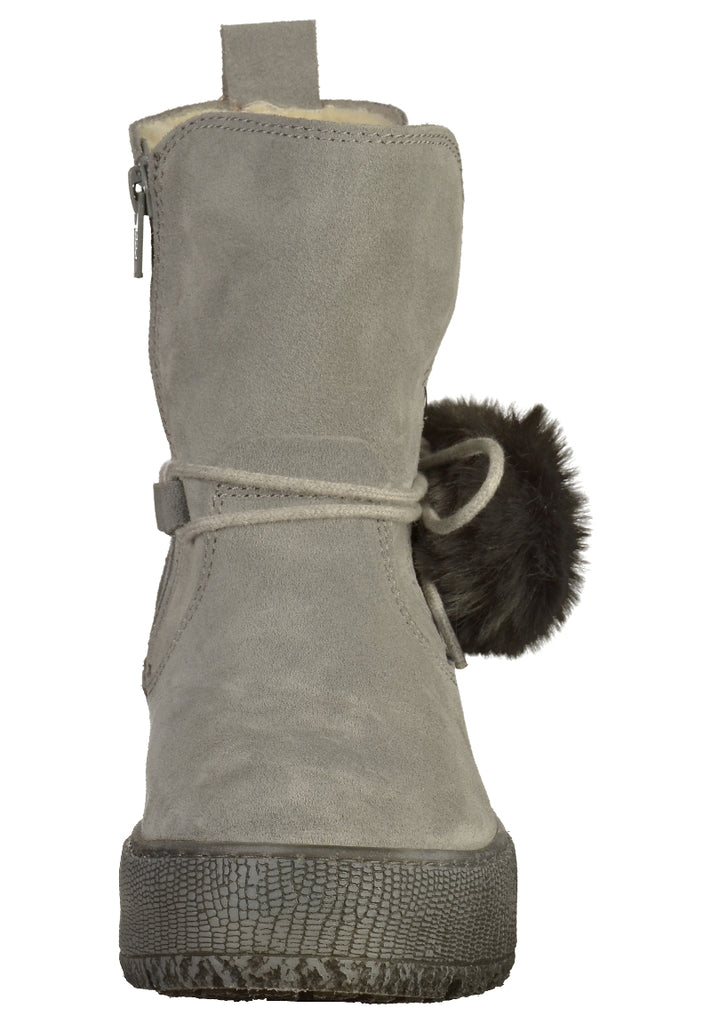 Tamaris Stiefelette Veloursleder Grau - surf4shoes