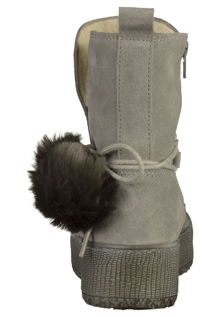 Tamaris Stiefelette Veloursleder Grau - surf4shoes