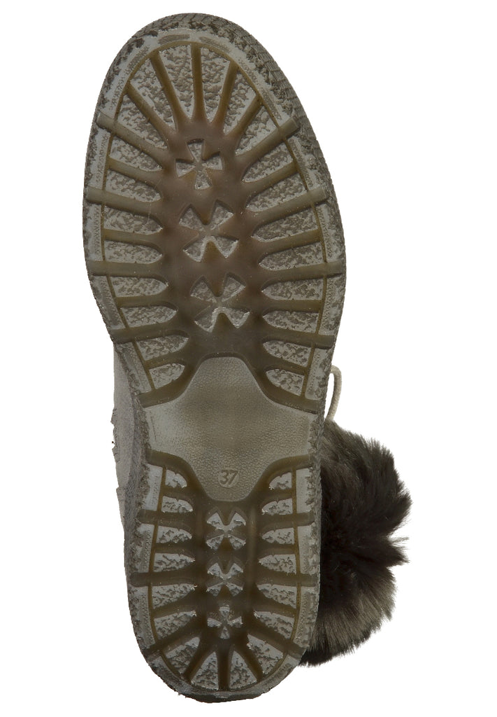 Tamaris Stiefelette Veloursleder Grau - surf4shoes