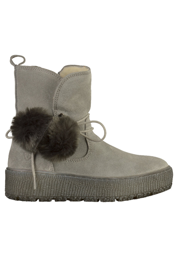 Tamaris Stiefelette Veloursleder Grau - surf4shoes